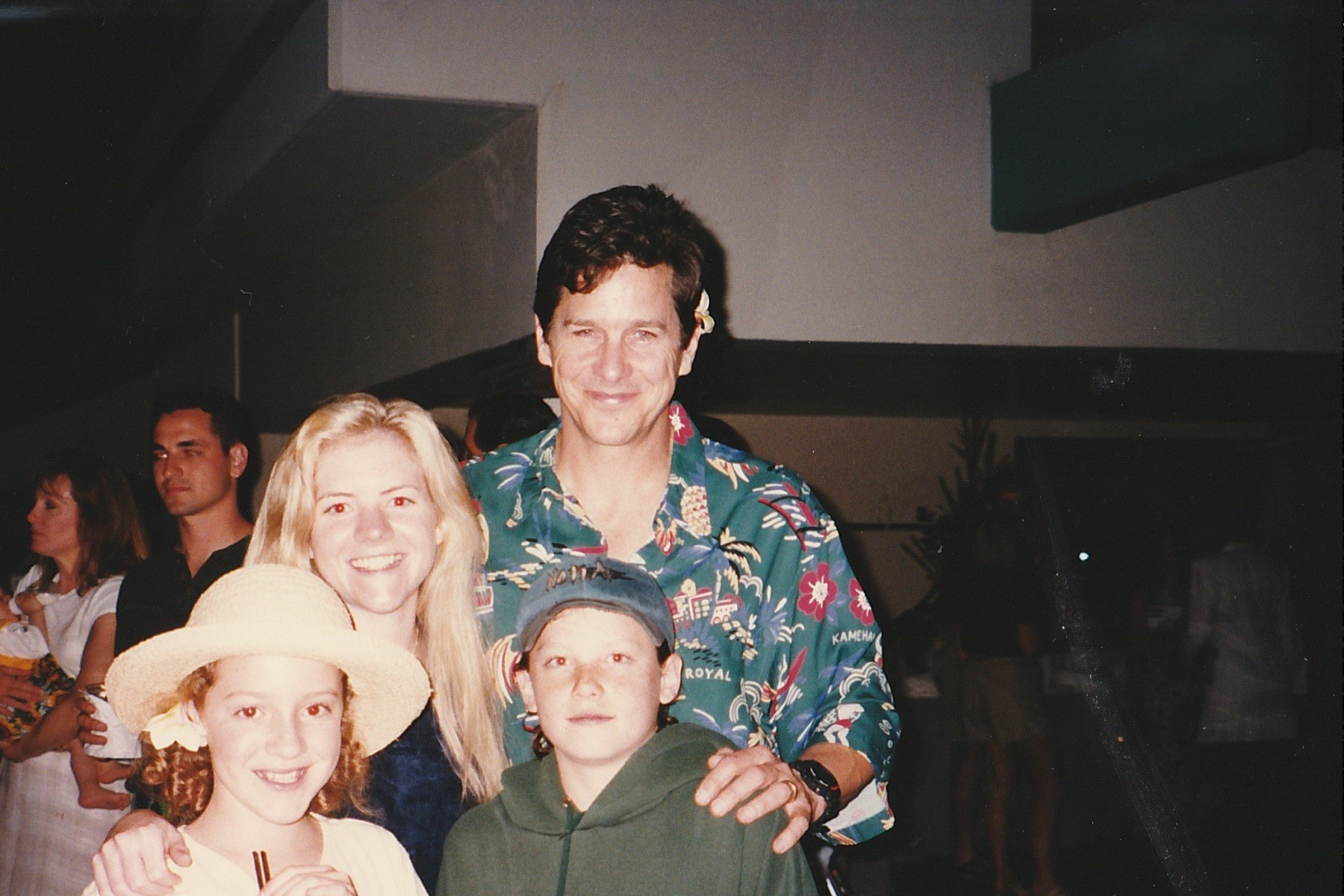 Tim Matheson, Jennifer Elise Cox, Olivia Hack and Jesse Lee Soffer on AVBS.jpg