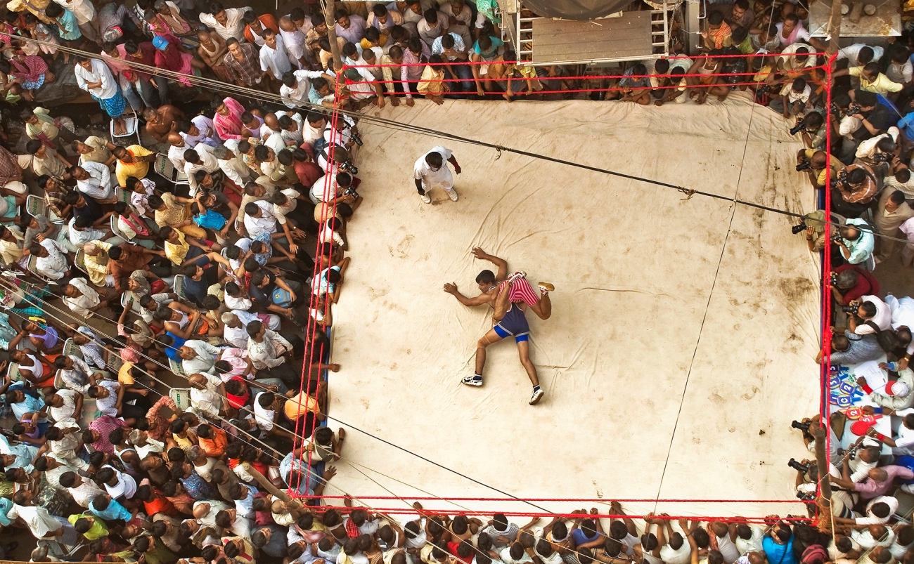 Disfrutando de la lucha libre Drone Photography Awards