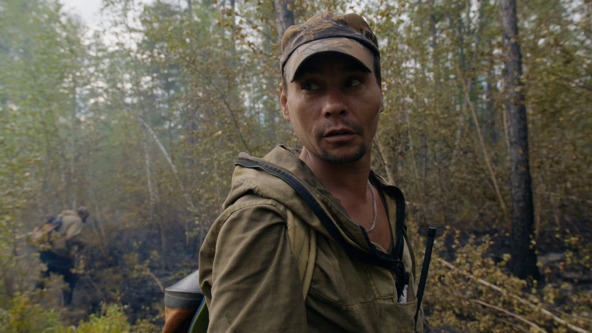 Firefighter Vitaly Vasilyev