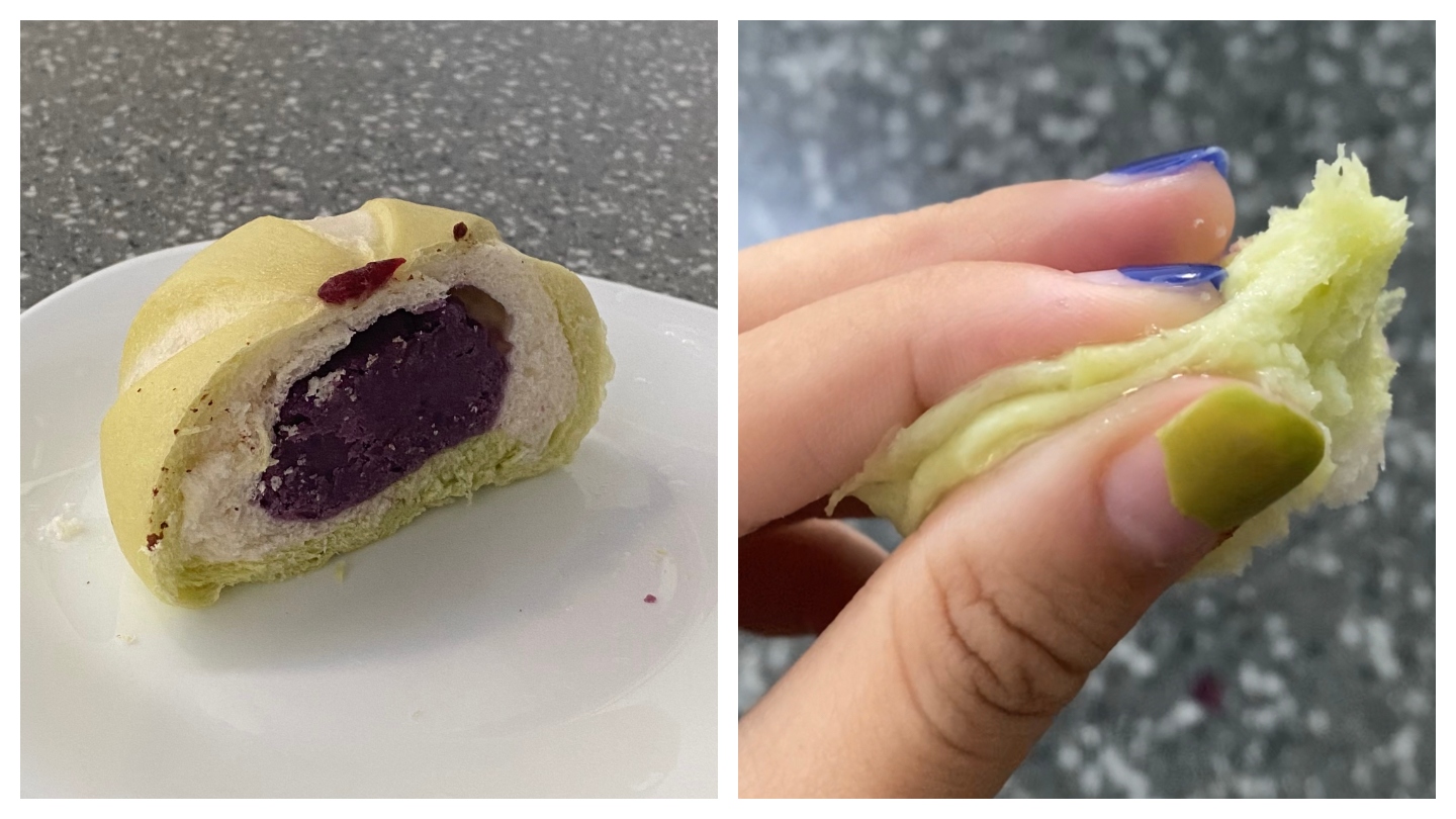 chinese bun in the microwave