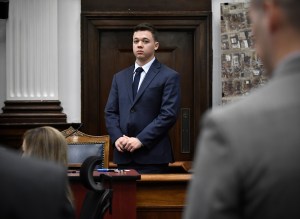 An emotional Kyle Rittenhouse took a deep breath when asked to explain why, after shooting and killing two people, a crowd trying to stop him posed a bigger threat than he did.