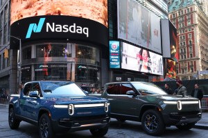 Rivian trucks