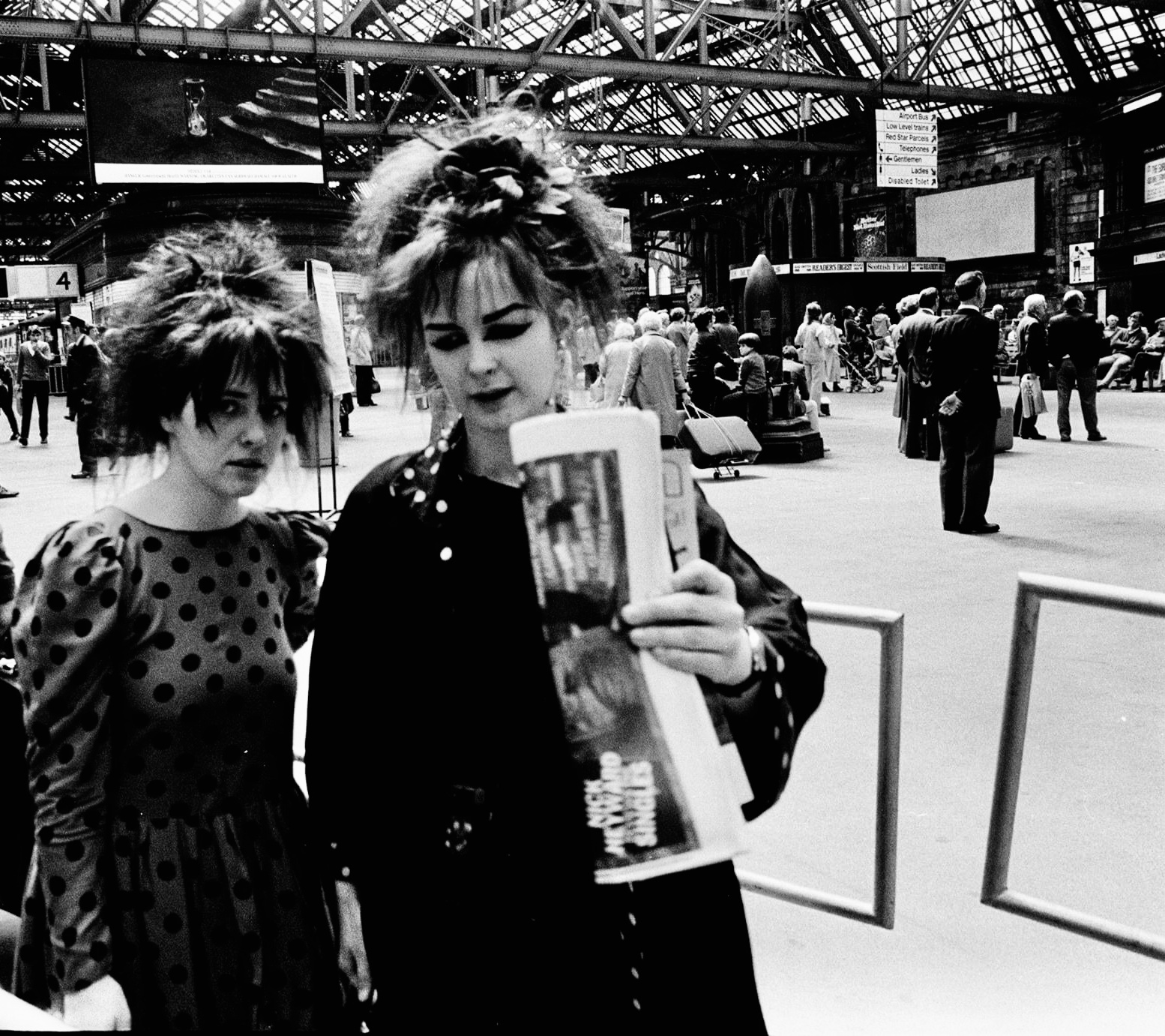Rose McDowell and Jill Bryson of Strawberry Switchblade, ‘82