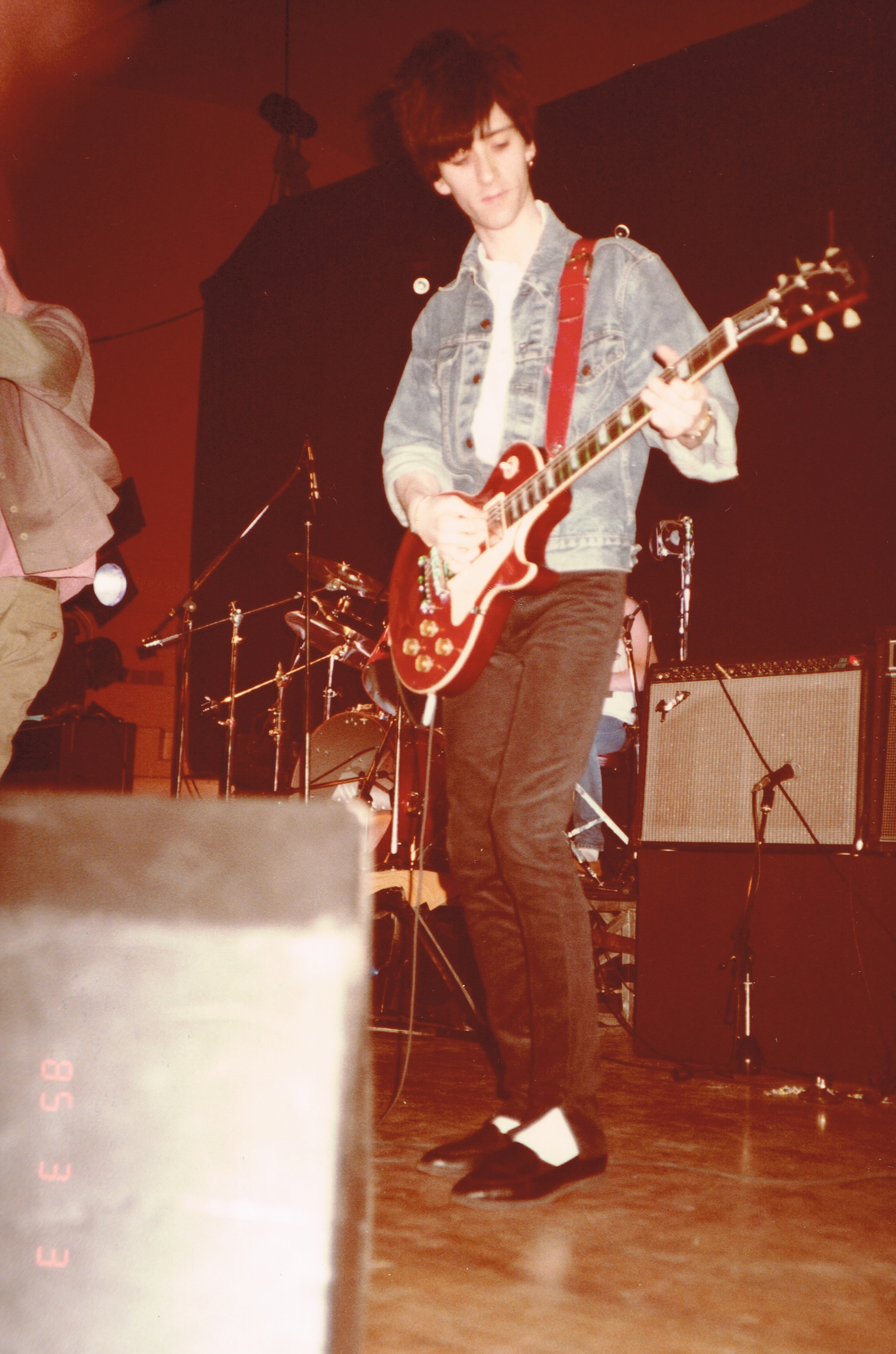 Johnny Marr of the Smiths, 1985. Live at Portsmouth Guildhall.