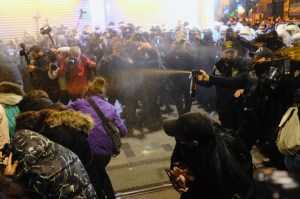 Police Tear-Gassed Women on End Violence Against Women Day