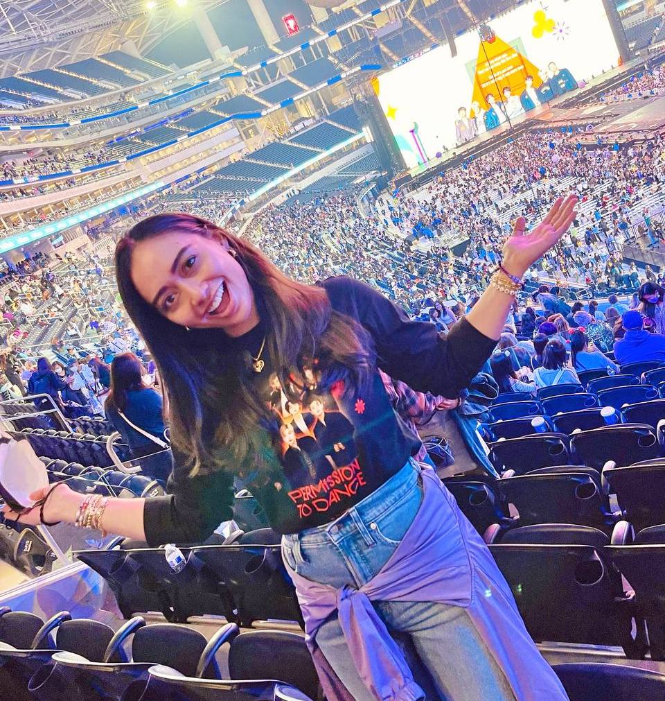 Fans from around the world attend K-pop BTS Permission to Dance On Stage​ concert in Los Angeles