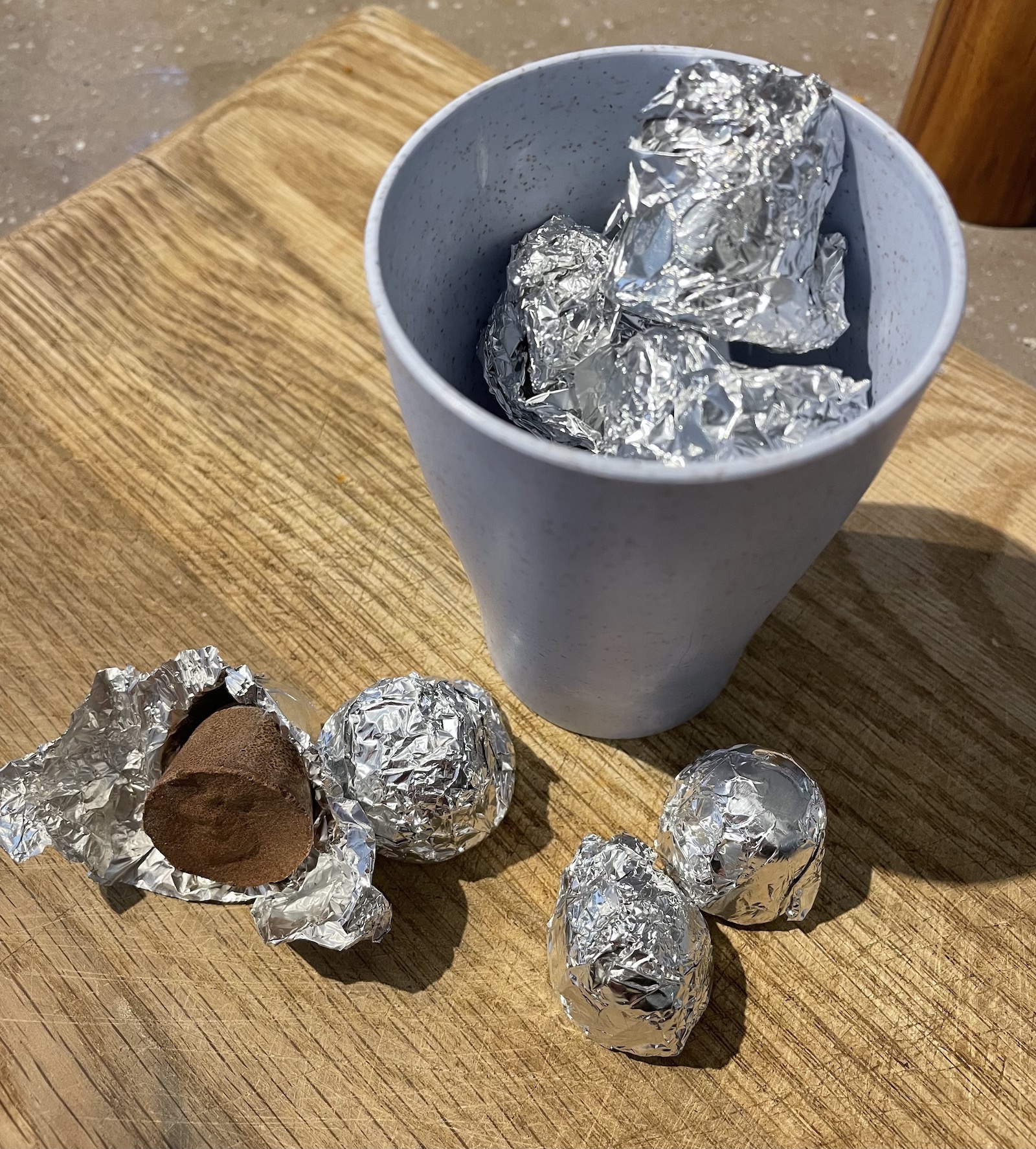 Chocolate truffles made with magic mushrooms
