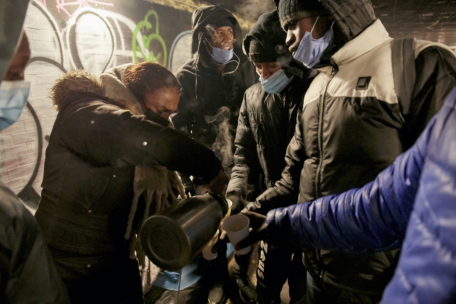 Paris refugees Porte Brunet –