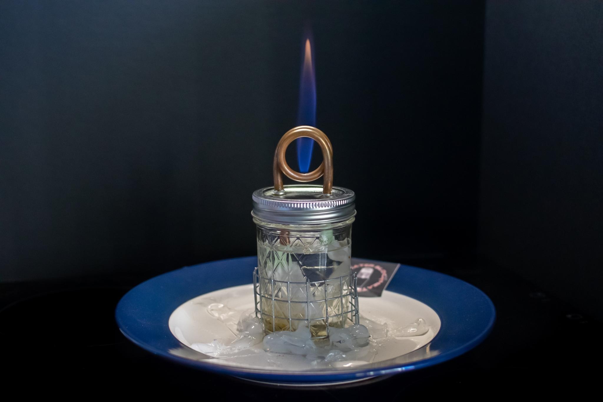 A DIY tent heater built by the Portland-based collective HeaterBloc