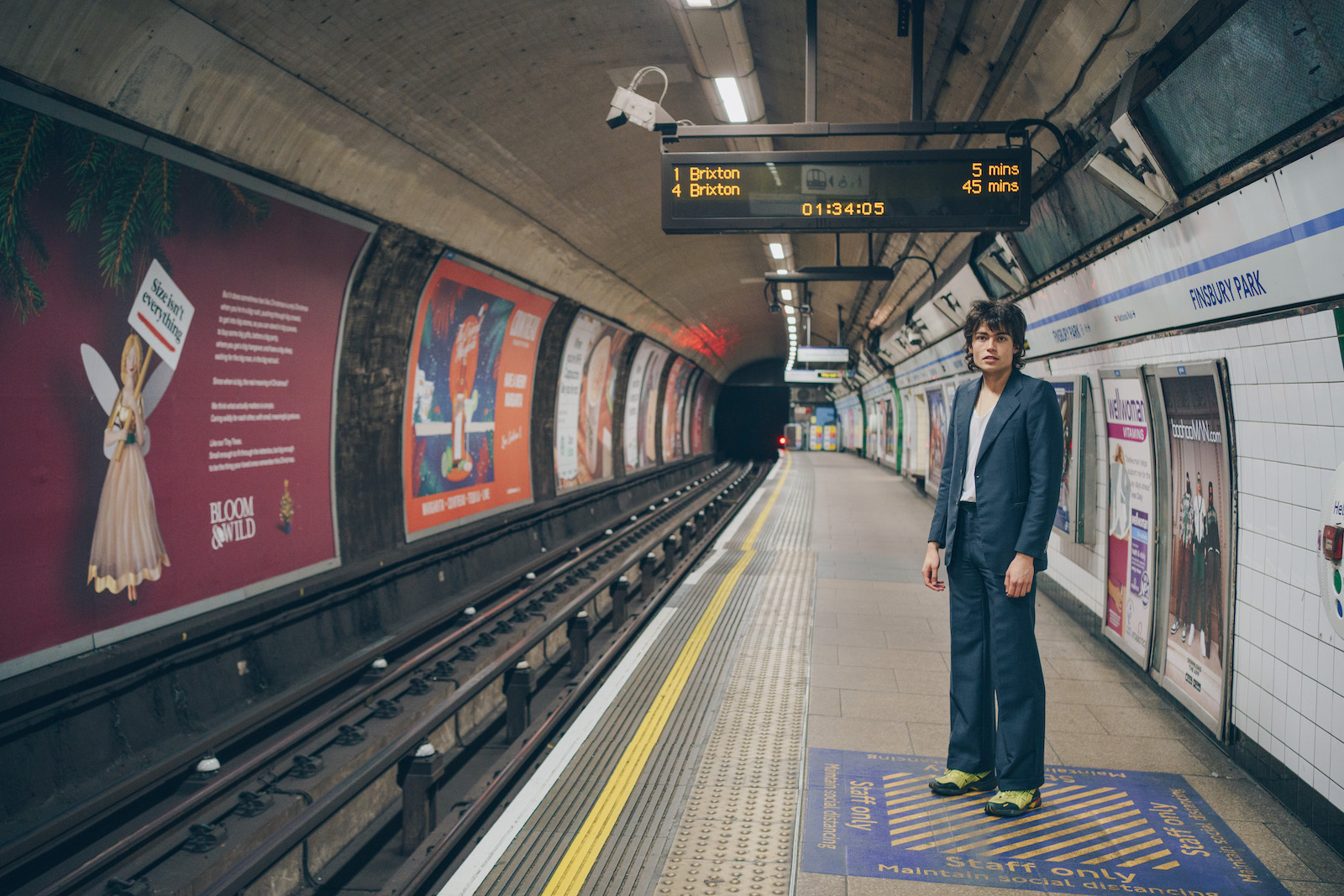 The late night tube in Finsbury park at 1.30AM