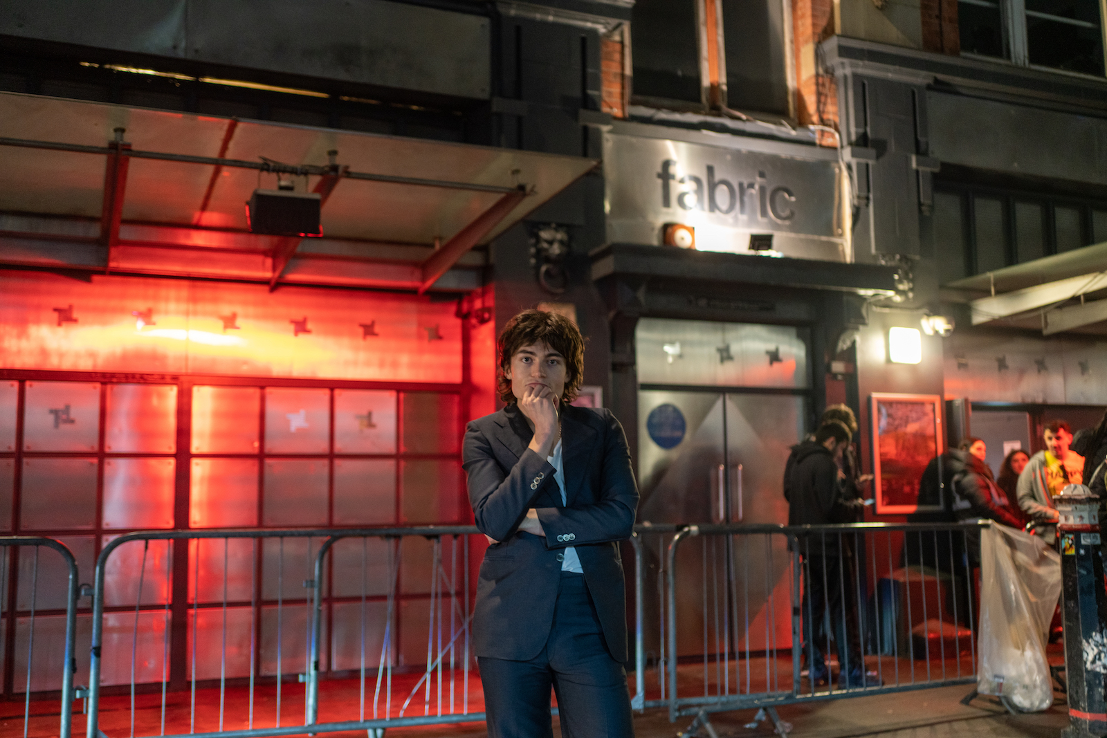 Jake outside Fabric nightclub in London at 4AM