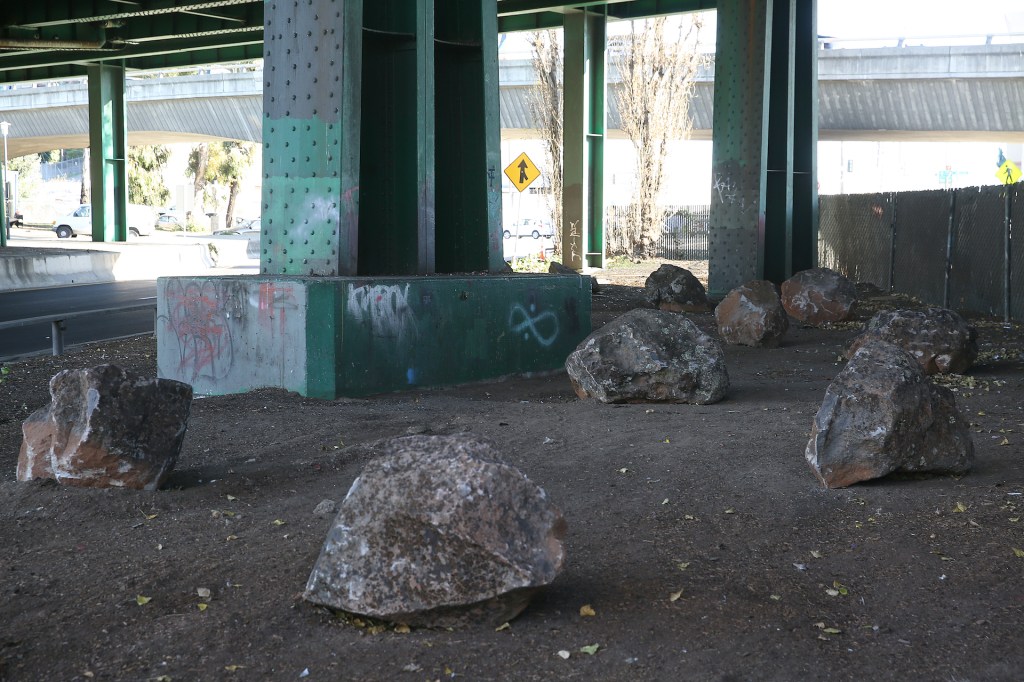 A Bunch of Boulders in LA Are Stopping the Homeless From Lying Down