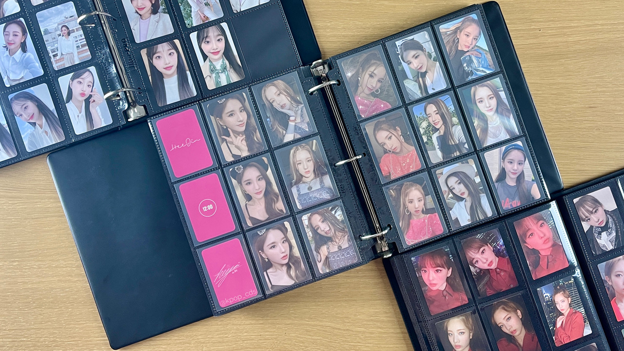 loona photocard binders k-pop
