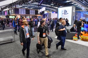 Attendees at the Game Developers Conference in 2018.​