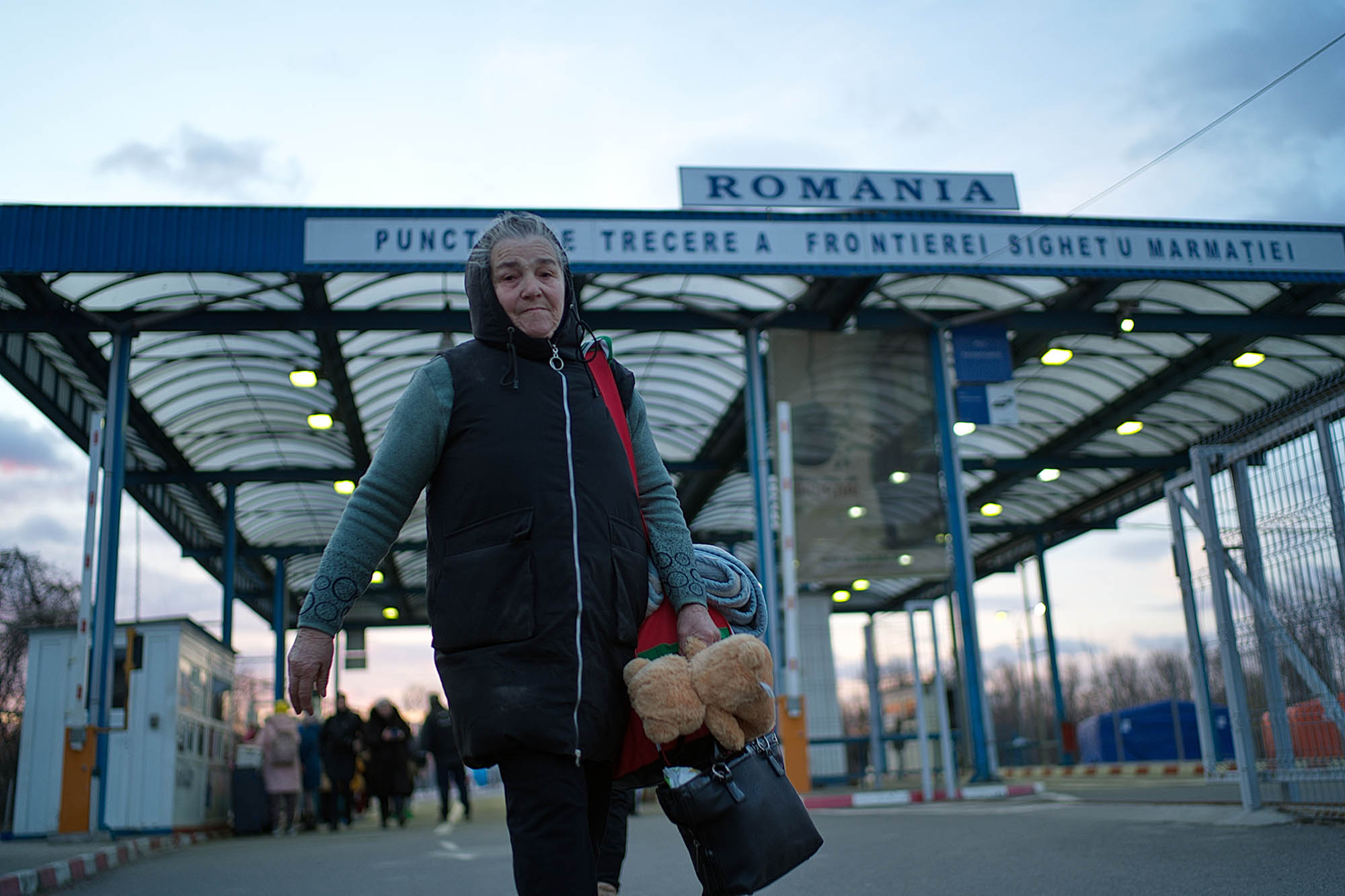 Vama Sighetu Marmatiei 28 februarie 2022, refugiati ucraineni granita cu romania