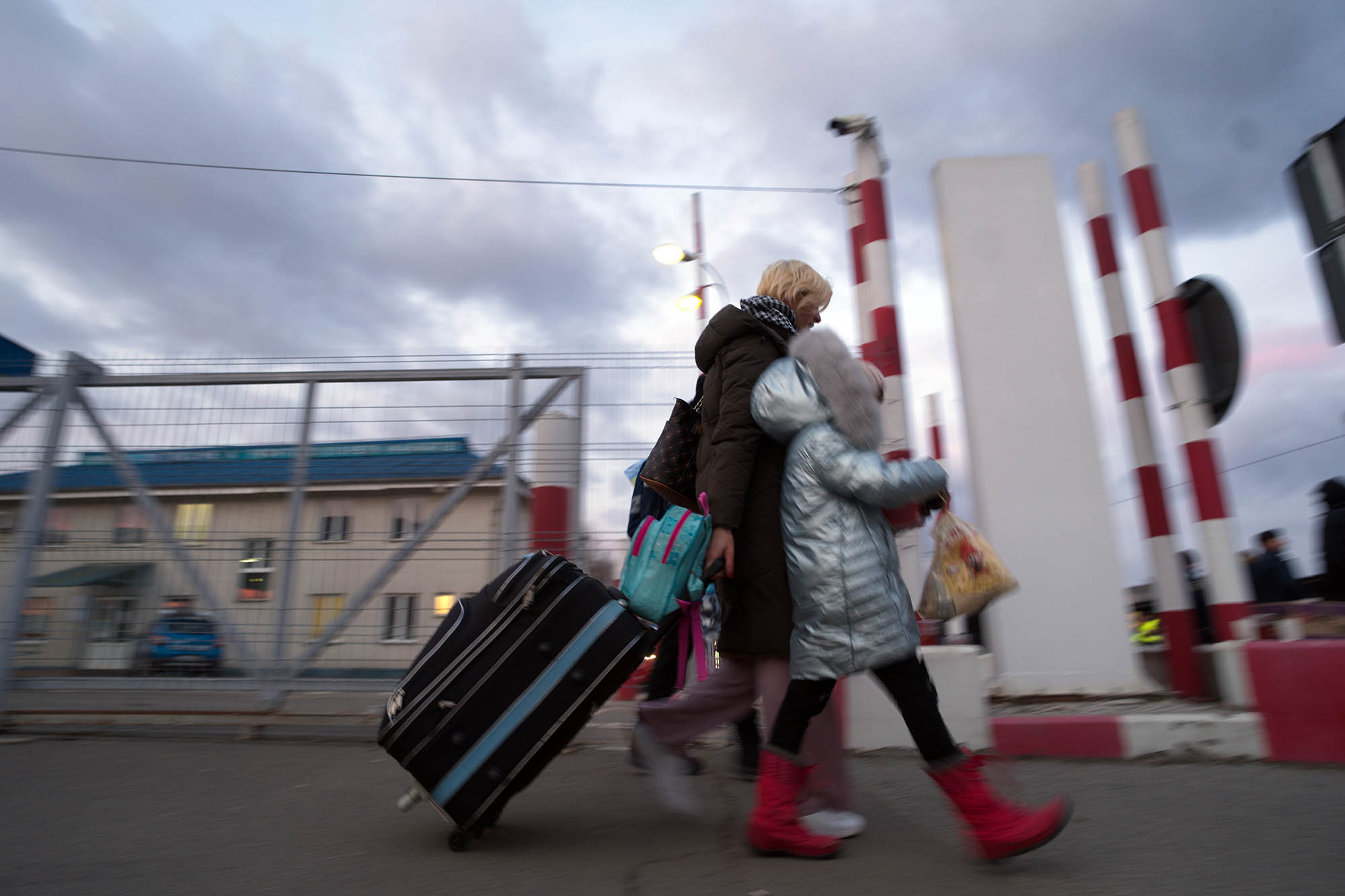 Vama Sighetu Marmatiei 28 februarie 2022, refugiati ucraineni granita cu romania
