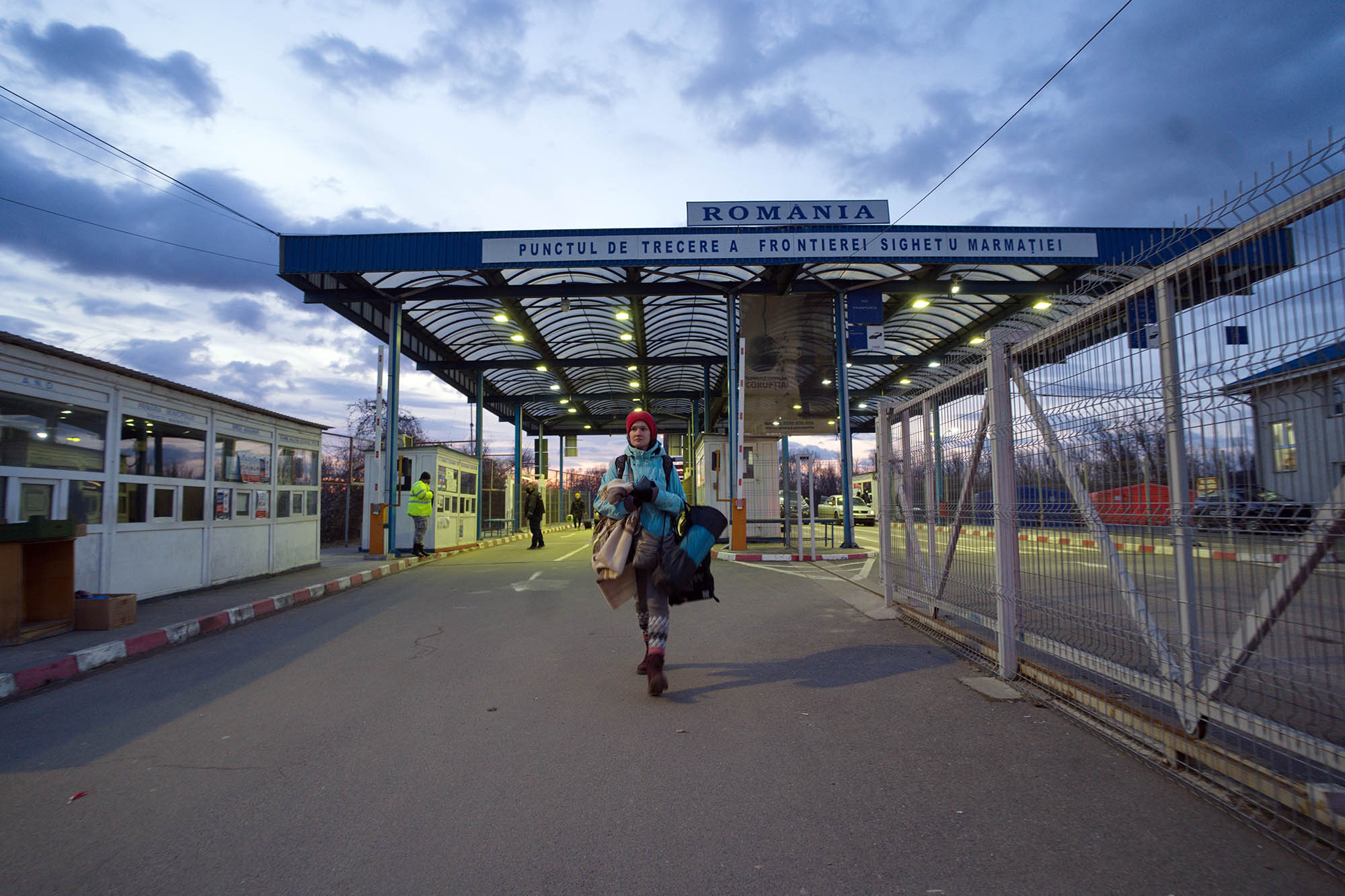 Vama Sighetu Marmatiei 28 februarie 2022, refugiati ucraineni granita cu romania