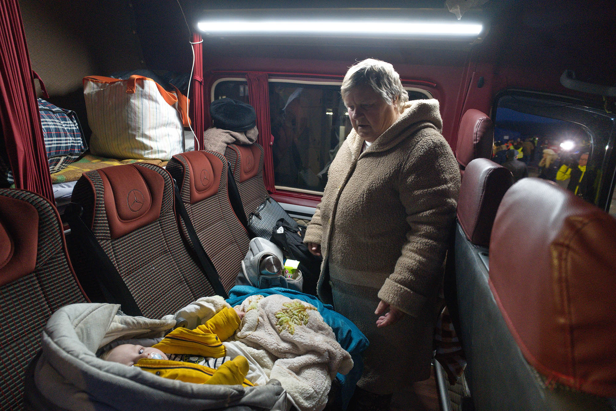 Vama Sighetu Marmatiei 28 februarie 2022, refugiati ucraineni granita cu romania