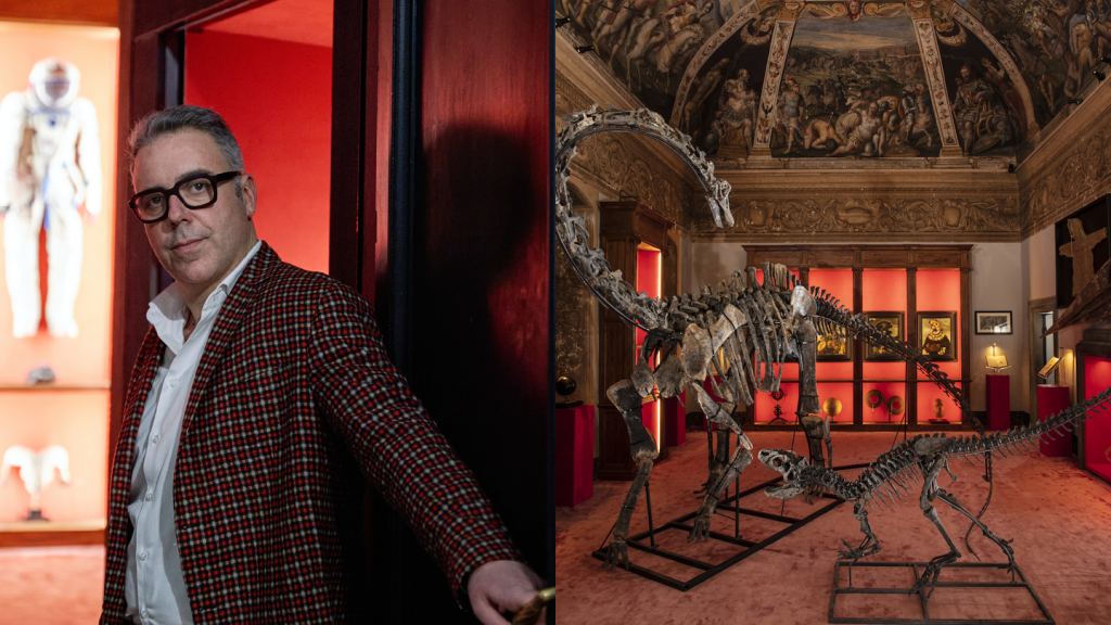 La galleria segreta ad Arezzo dove milionari da tutto il mondo comprano veri dinosauri e oggetti rari