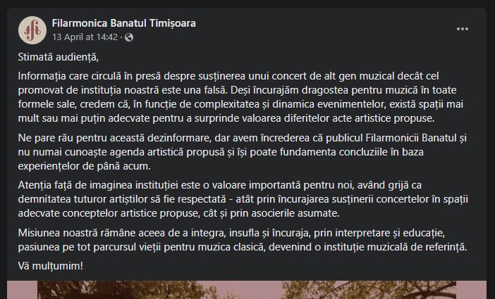 jador concert manele Timisoara filarmonica