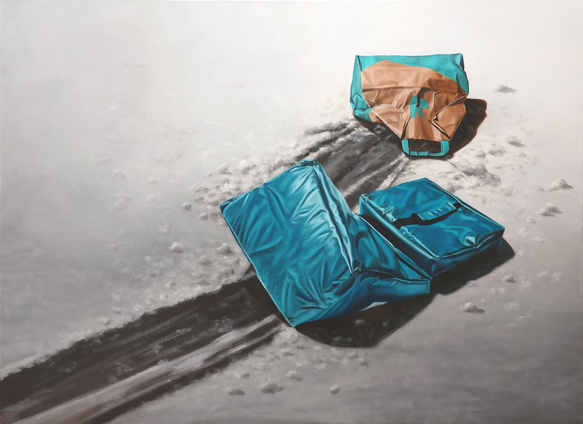 „Fără titlu”, 2021, ulei pe pânză, 70x95 cm (Arnaud Adami)