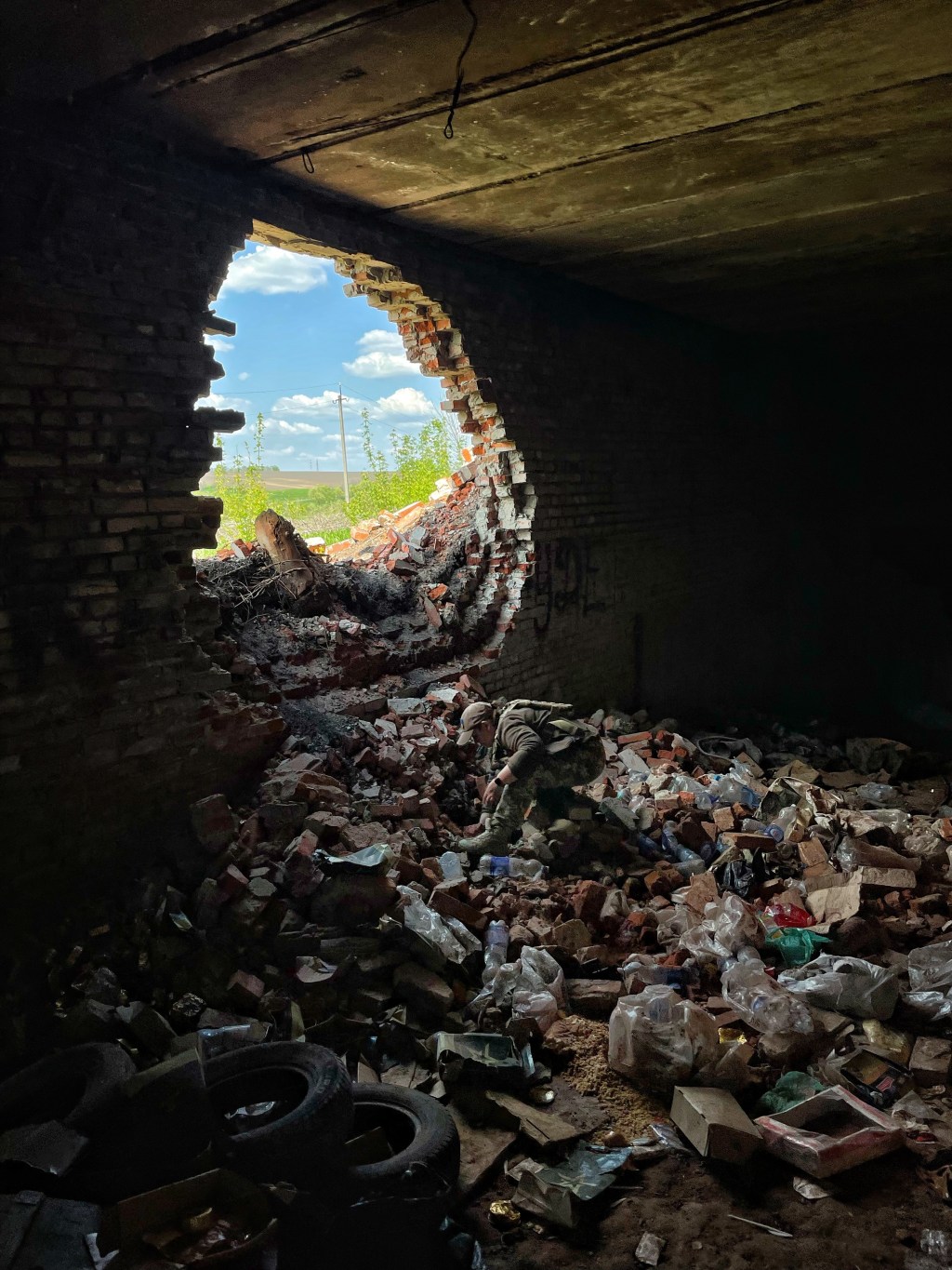 We Visited an Abandoned Russian Artillery Post in Ukraine