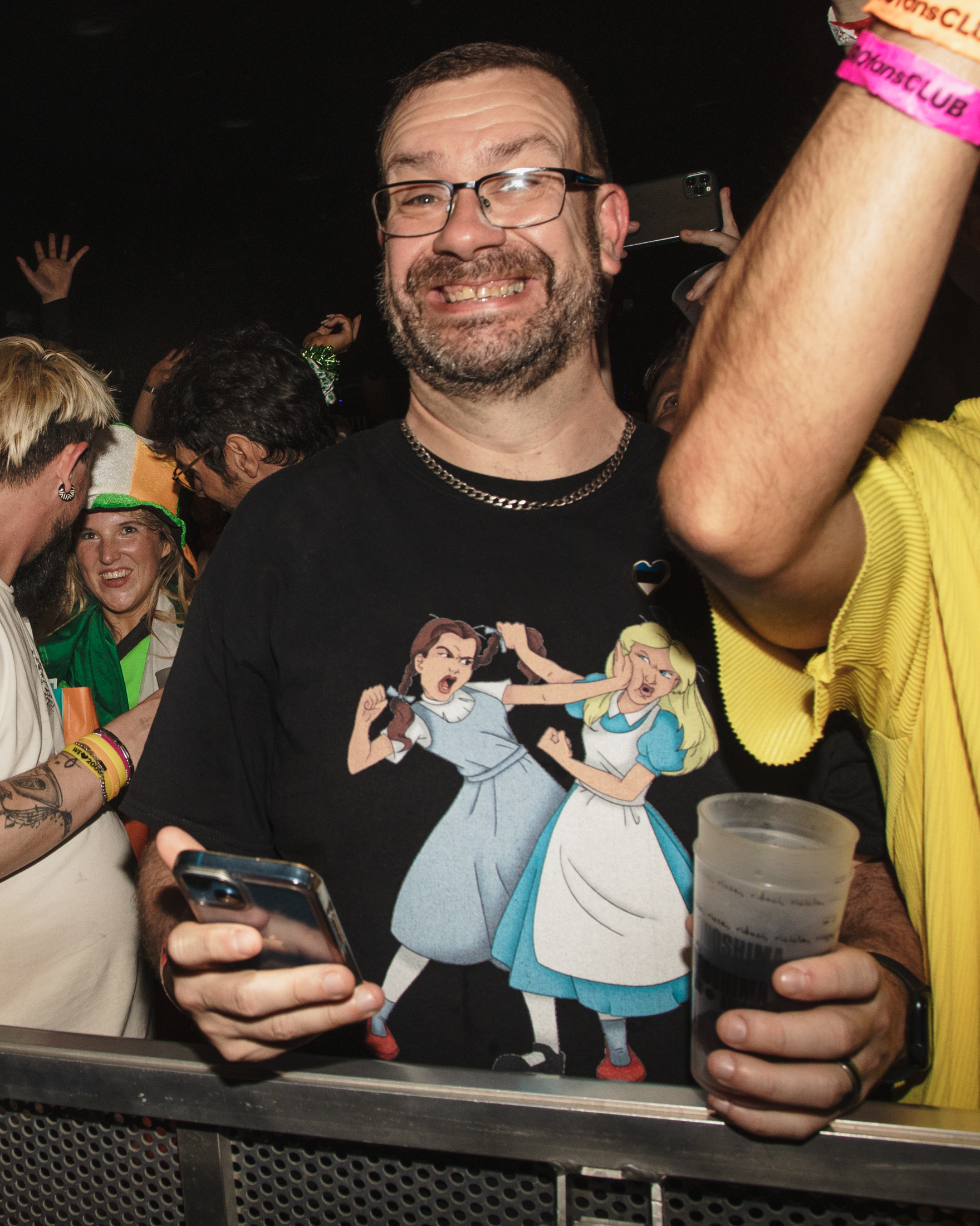 Eurovision 2022 in Turin, Italy: A fan in a Disney princess T-shirt