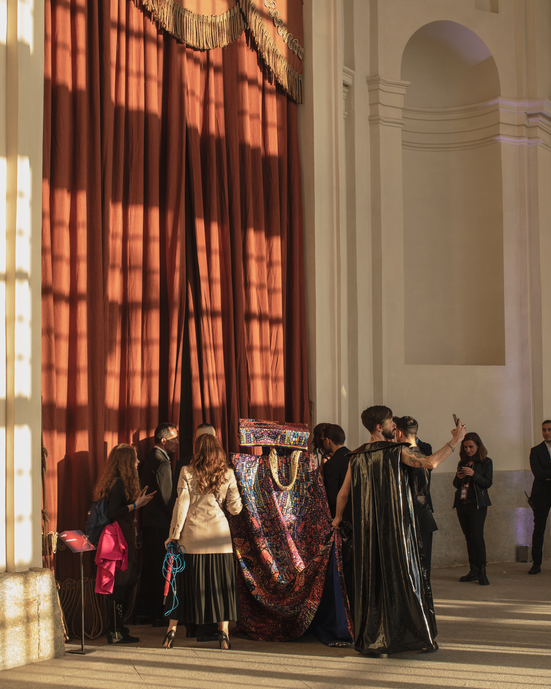 Eurovision 2022 in Turin, Italy: Contestants walking through a door