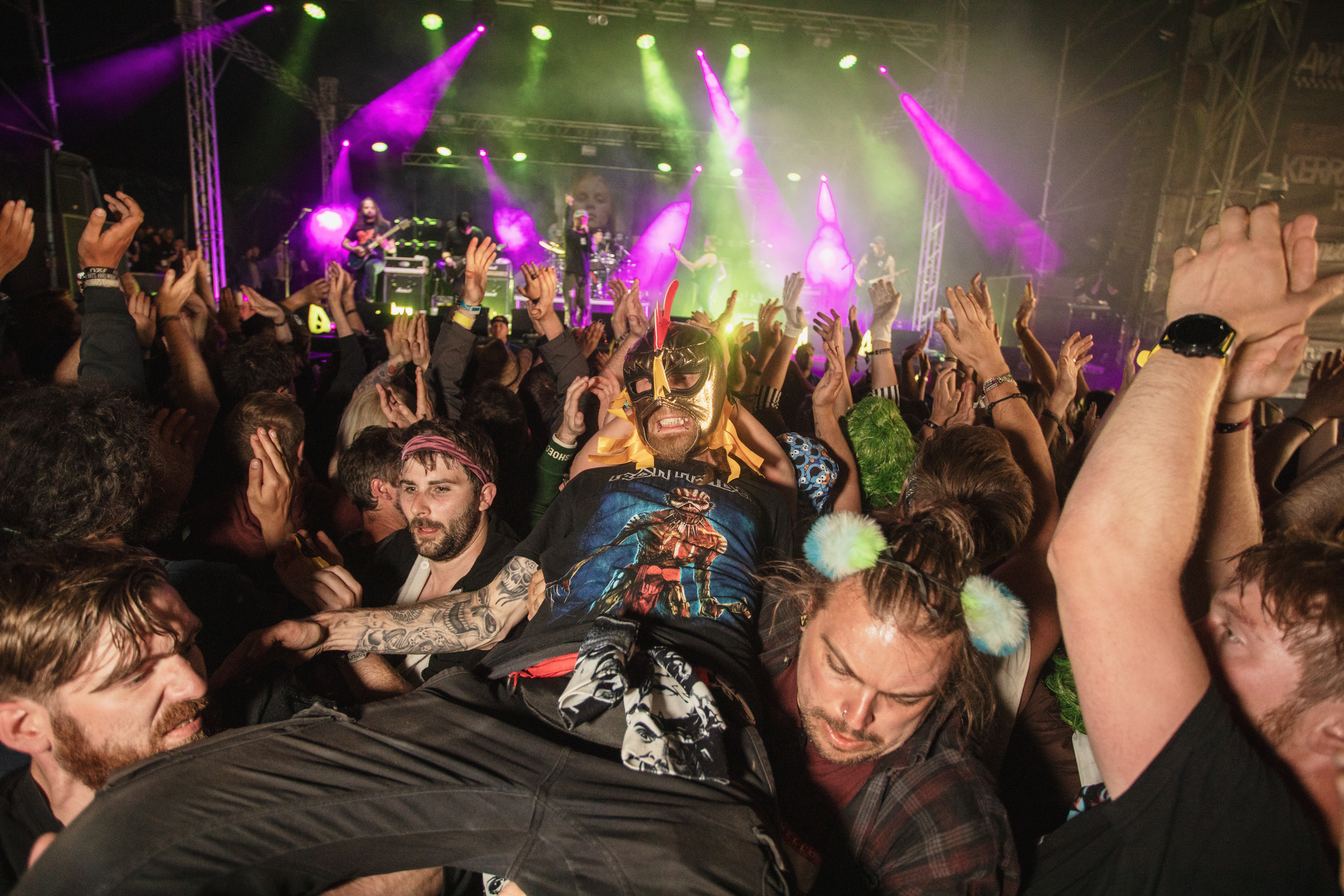 Mosh pit at Funeral for a Friend