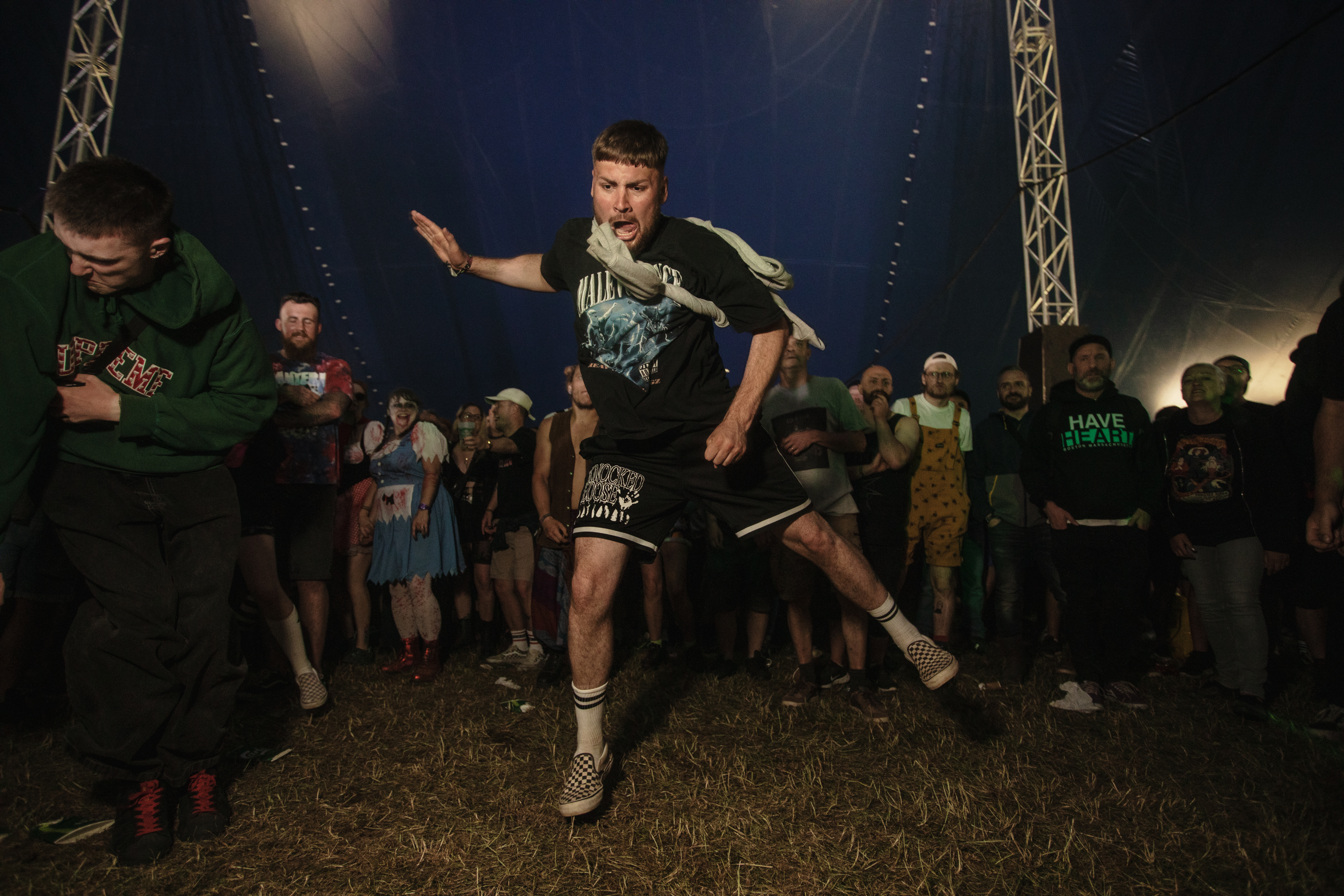 Mosh pit at Higher Power