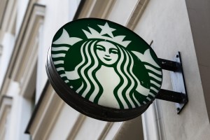 Starbucks Coffee at a cafe in Krakow, Poland, on May 30, 2022. (Jakub Porzycki/NurPhoto via Getty Images)