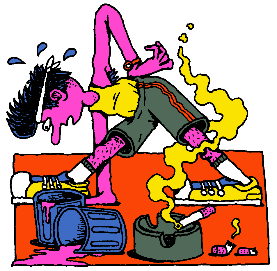 A person exercising