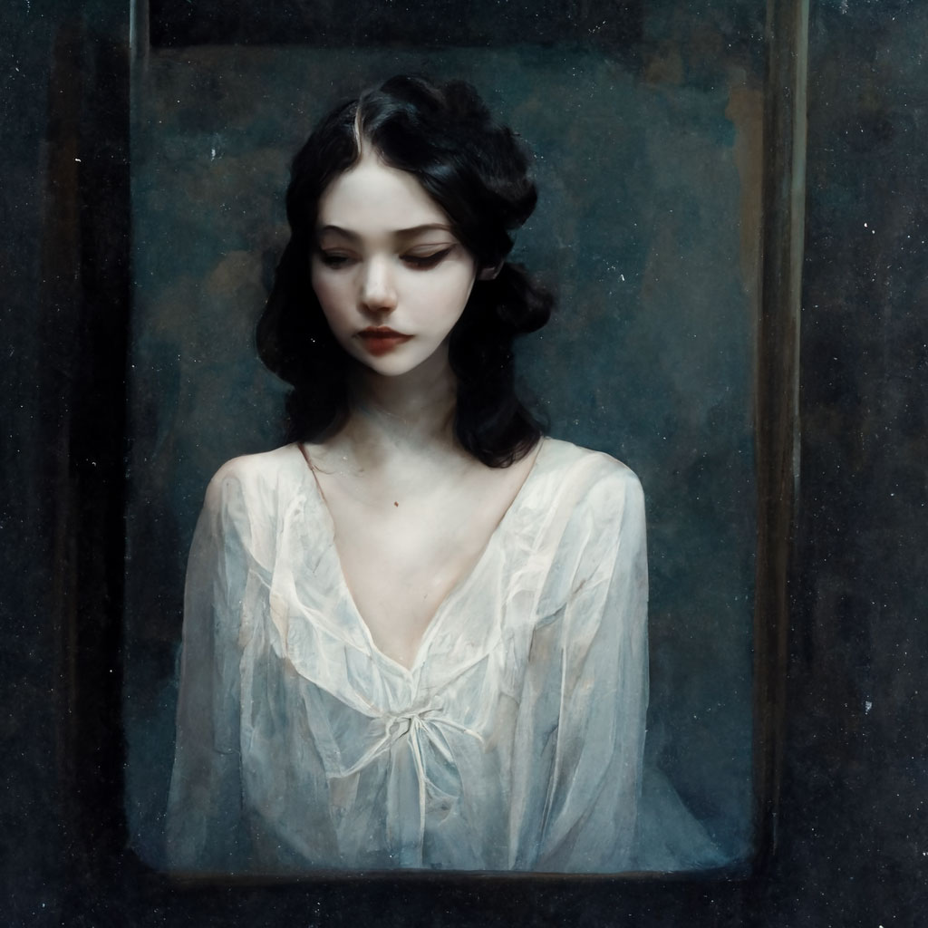 george bacovia bruneta jador mihai eminescu vadim tudor femeie poezie romaneasca imagine midjourney algoritm discord inteligenta artificiala