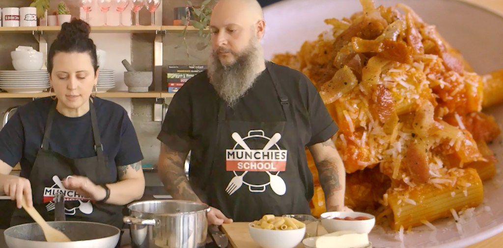 Fare una potentissima Amatriciana, con la cipolla, a prova di chef