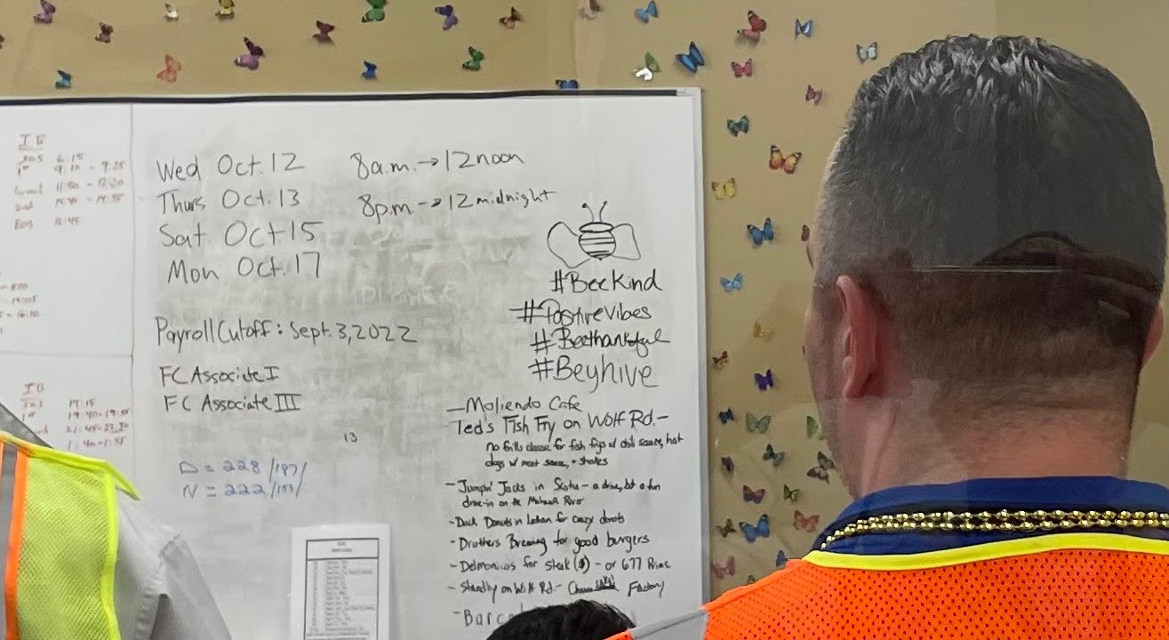 beekind on whiteboard