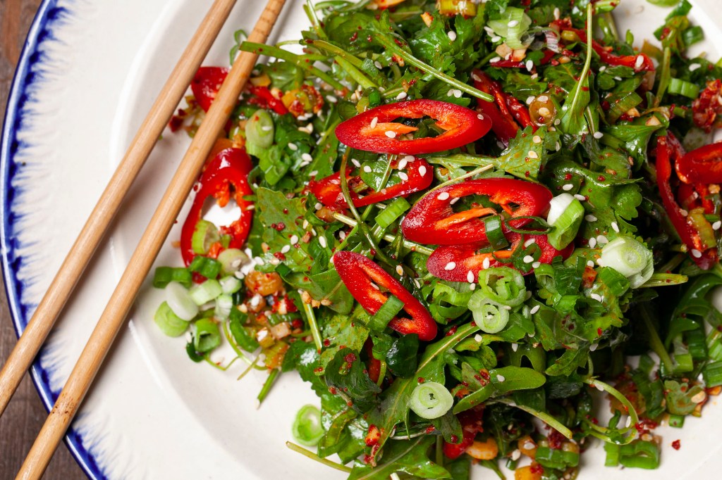 Gutjuri 겉절이 (Fresh Greens Kimchi) Recipe