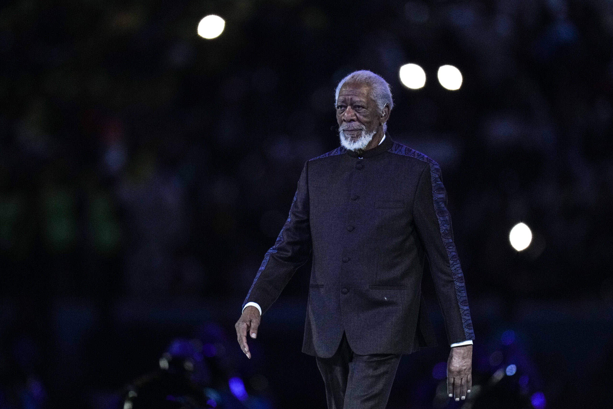 Morgan Freeman bei der WM in Katar