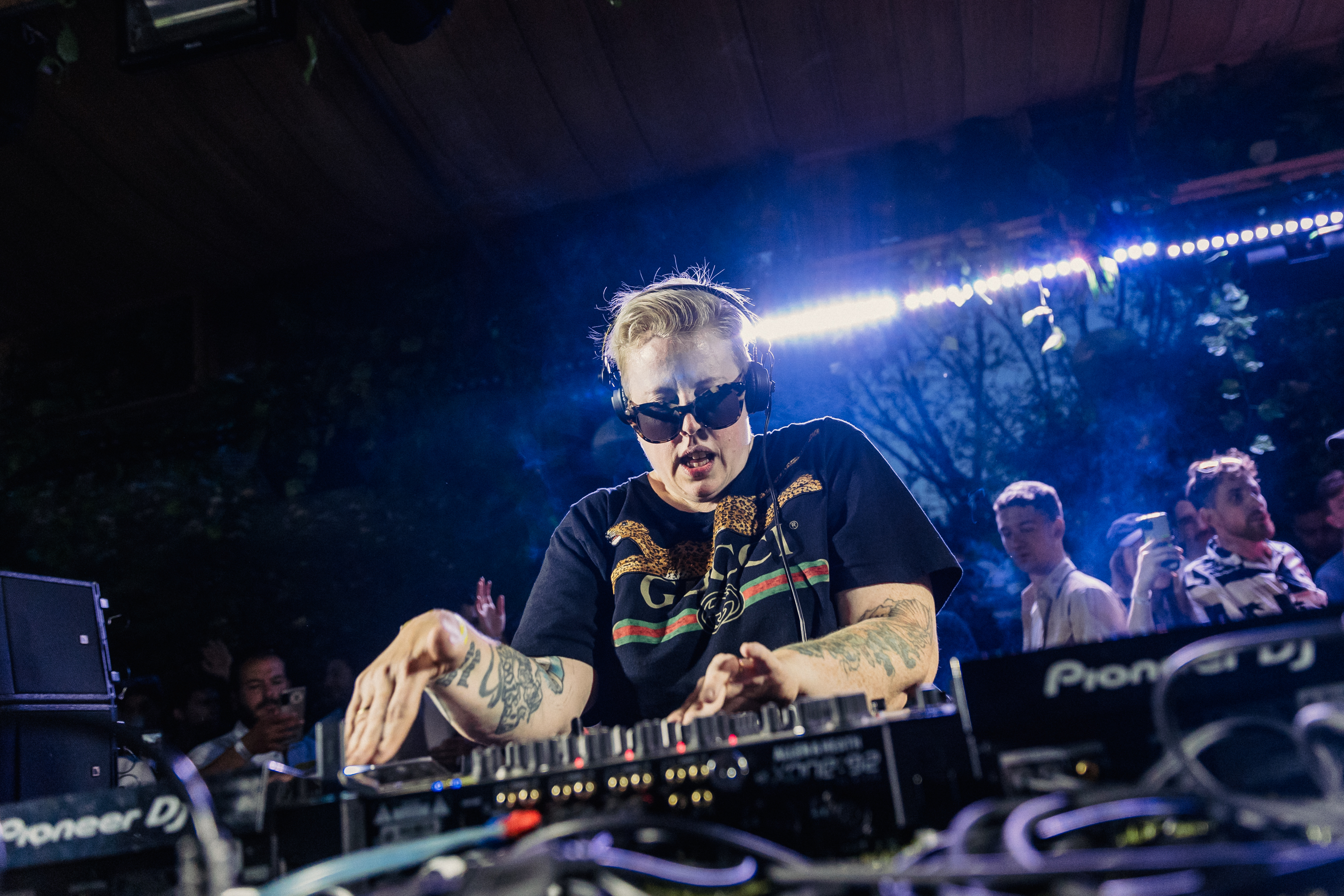 DJ/Producer The Blessed Madonna performs on stage during Brunch In The Park Festival