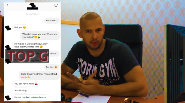 metoda lui tate de racolat femei pentru videochat