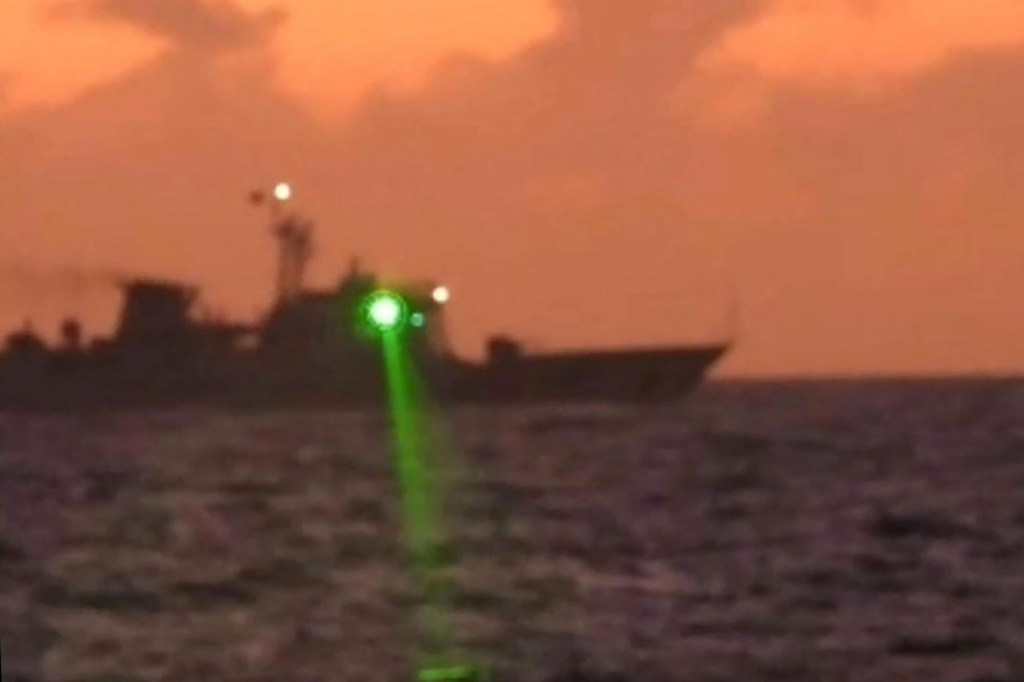 China Is Accused of Shooting ‘Military-Grade’ Lasers in Contested Waters