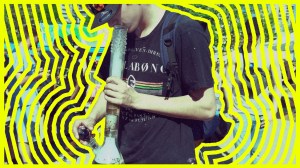 guy smoking a bong