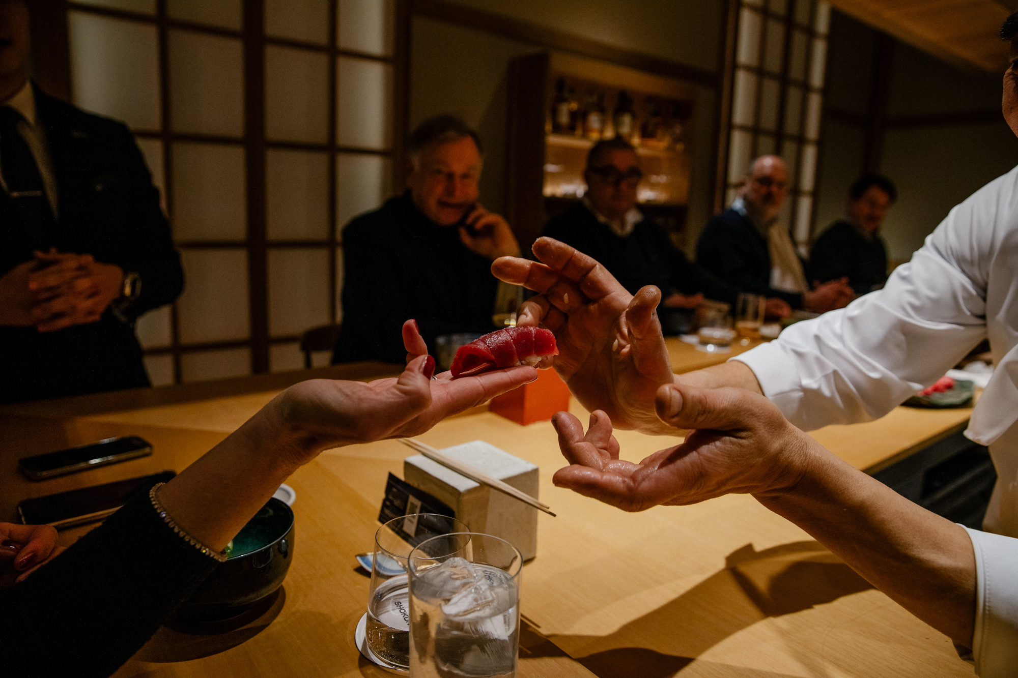 Sushi omakase ronin Katsu Nakaji