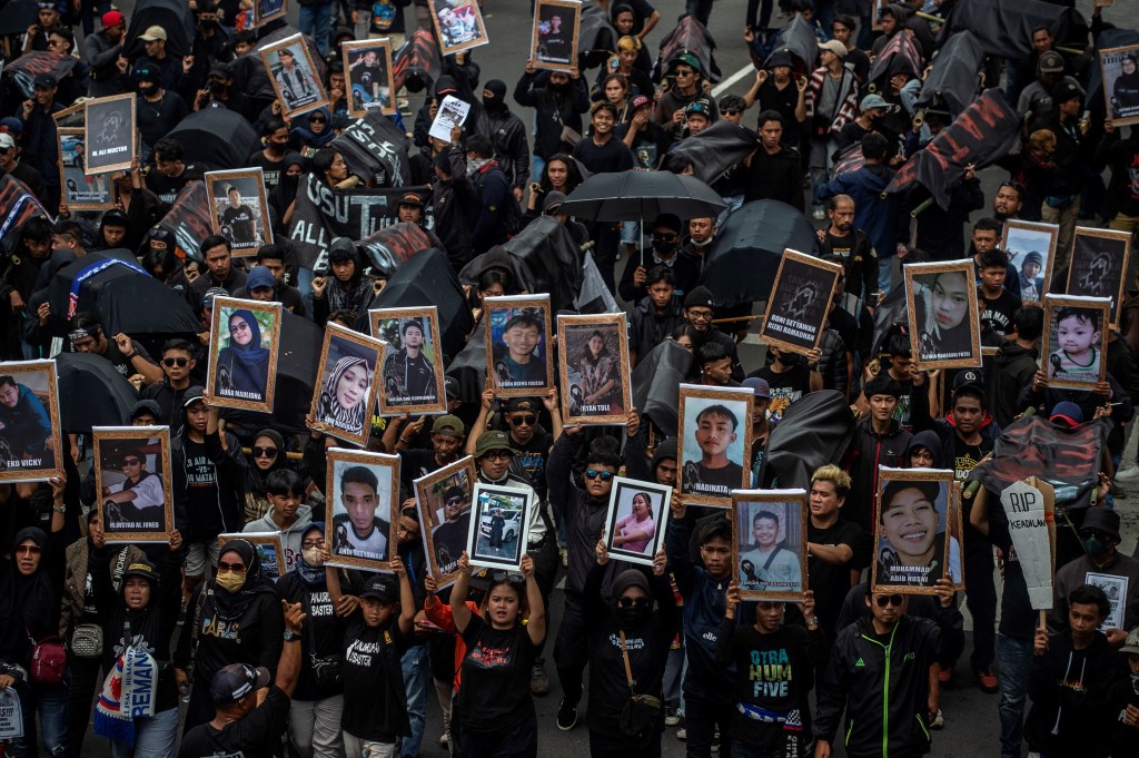Months After Fatal Stadium Disaster, Indonesian Police Use Tear Gas on Football Fans Again