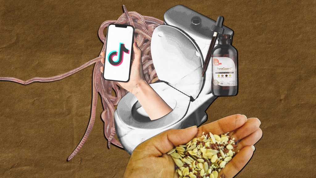 Trap niet in de parasietenkuurtjes die ze op TikTok aan de man proberen te brengen
