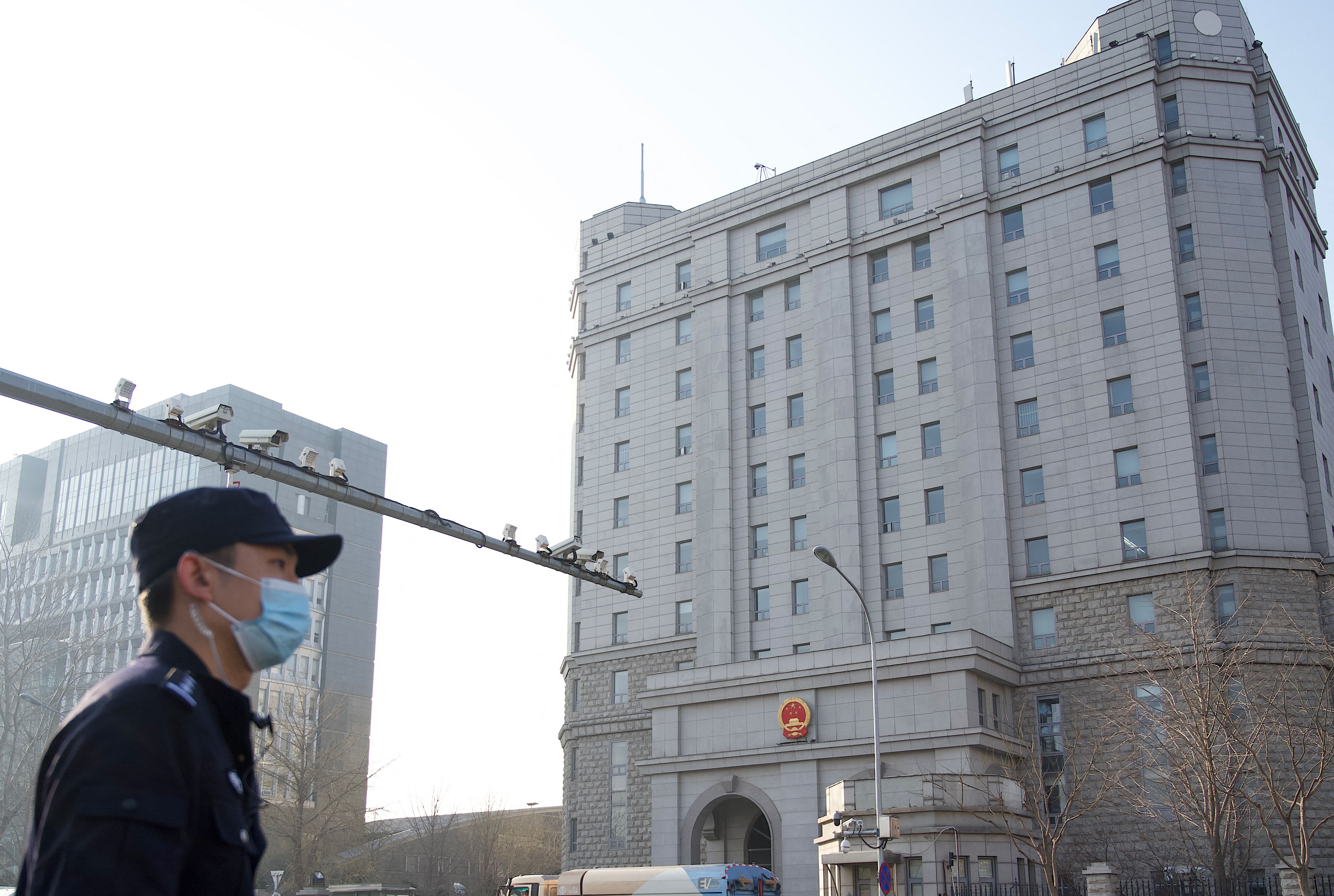 IN CHINA, TRIALS DEEMED SENSITIVE ARE OFTEN HELD BEHIND CLOSED DOORS. PHOTO: NOEL CELIS/AFP