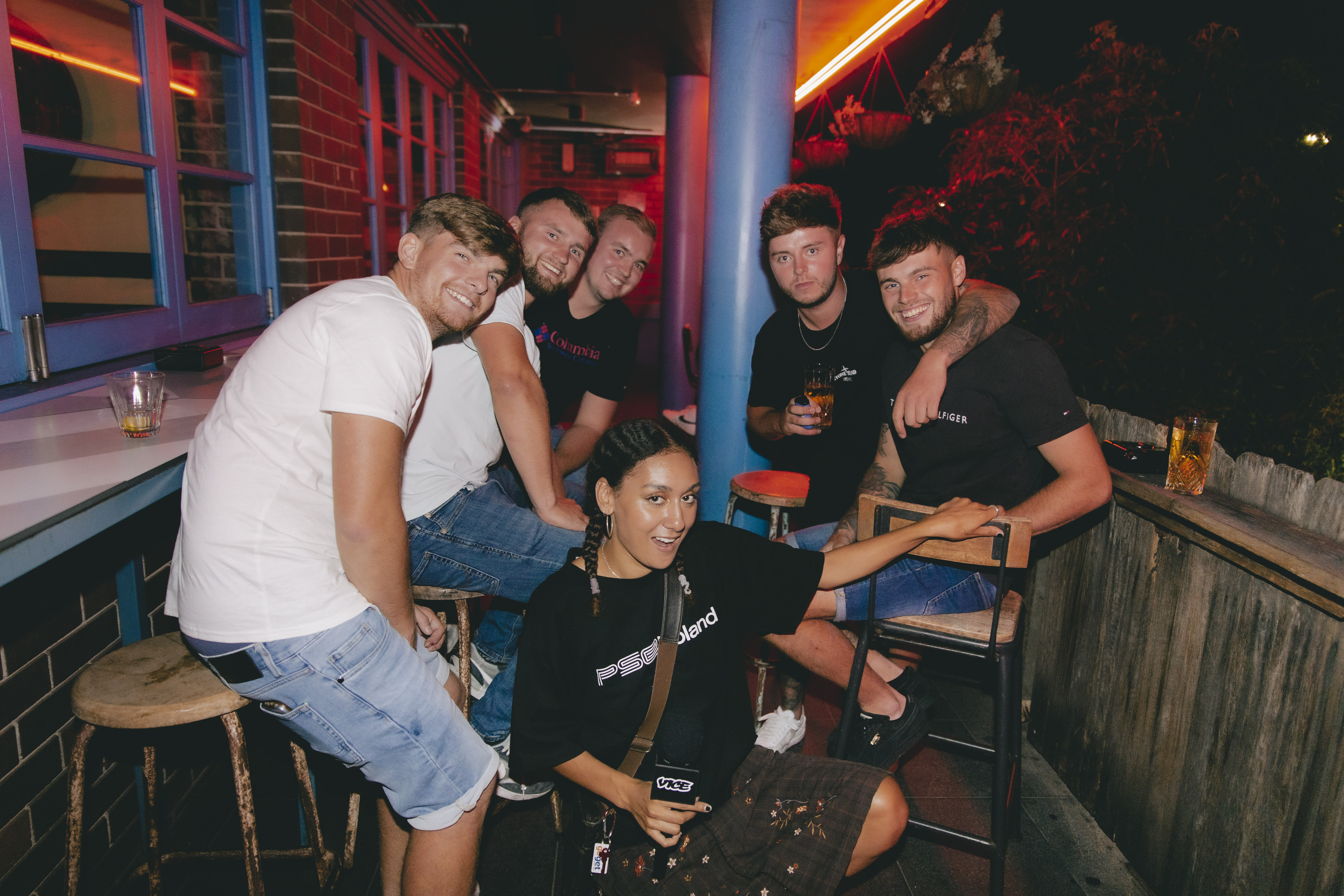 Conno, Nick, James, Ross and Kyle at the Marley (photo by Minori Ueda​ – @minoriuedaphoto)