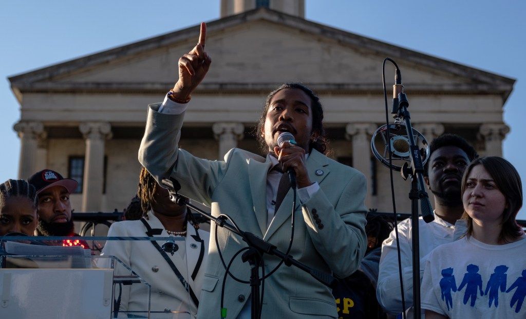 The GOP Kicked Justin Jones Out of the Tennessee House. Two Days Later, He’s Back.