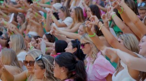 Young women during sorority recruitment at The University of Alabama​