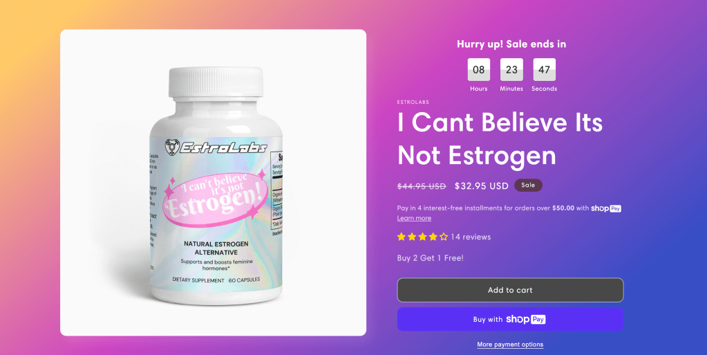 A Sketchy Website Advertised Fake Hormone Pills to Trans People. Then, It Disappeared.