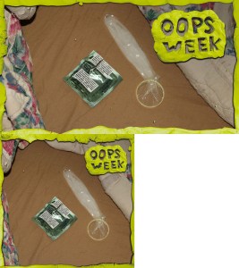 Ein ausgepacktes Kondom liegt auf dem Boden, für die VICE Oops Week haben wir Menschen nach ihren unangenehmsten Sexerlebnissen gefragt
